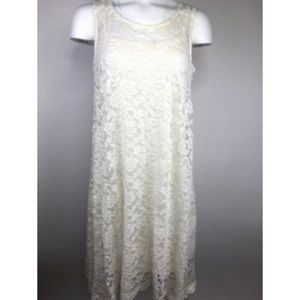Cream Lace Dress